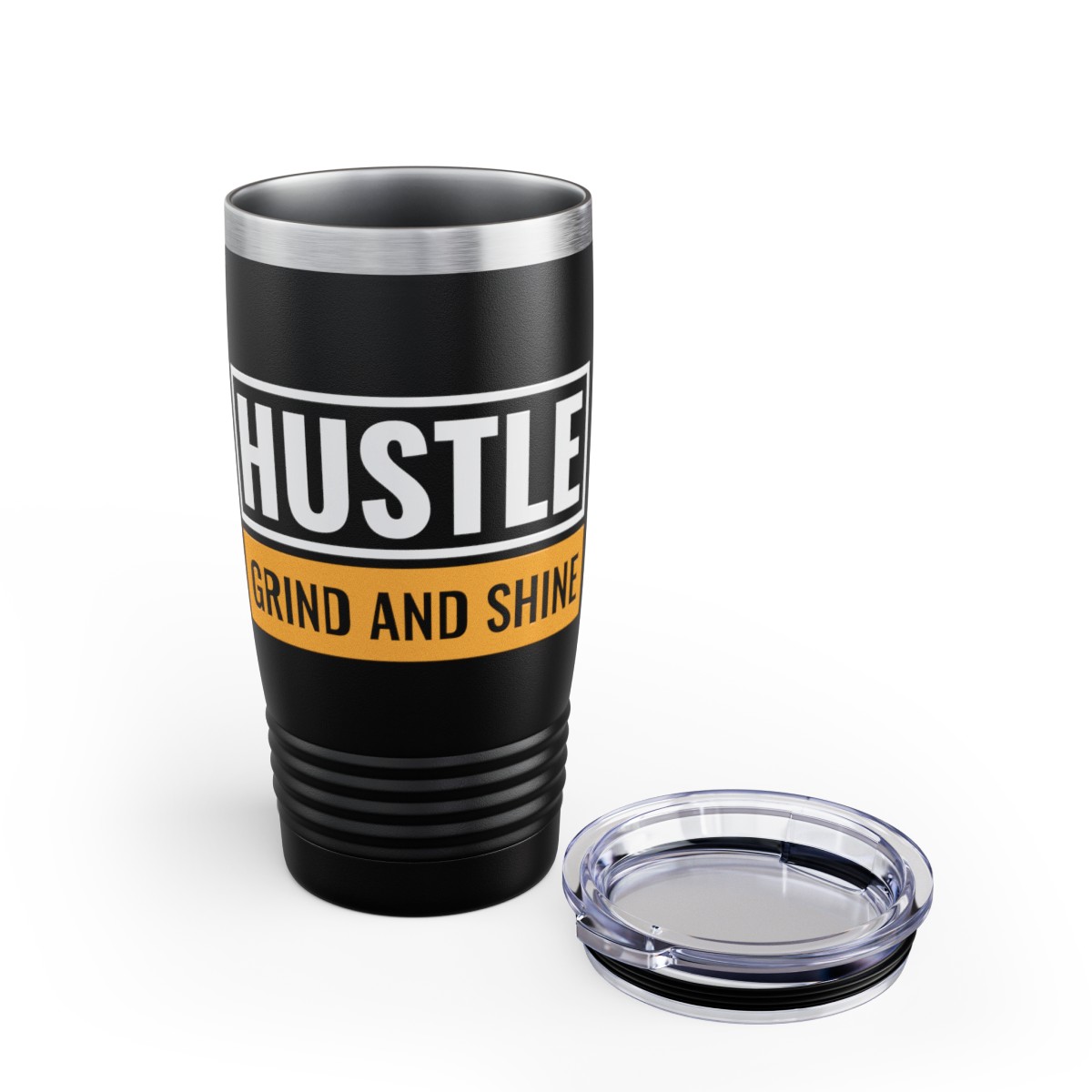 Swooftee - Hustle Grind and Shine Ringneck Tumbler, 20oz