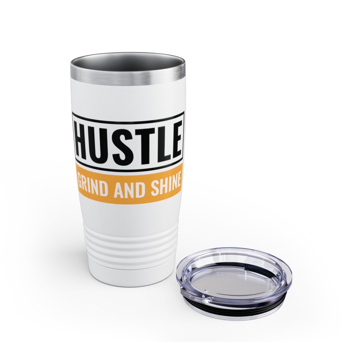 Swooftee - Hustle Grind and Shine Ringneck Tumbler, 20oz