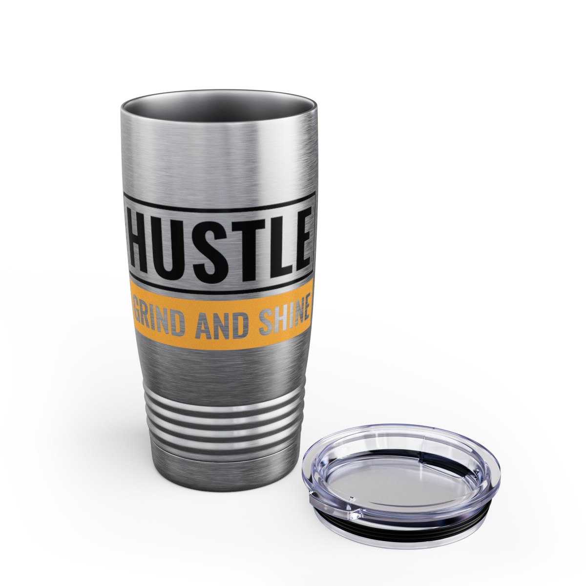 Swooftee - Hustle Grind and Shine Ringneck Tumbler, 20oz