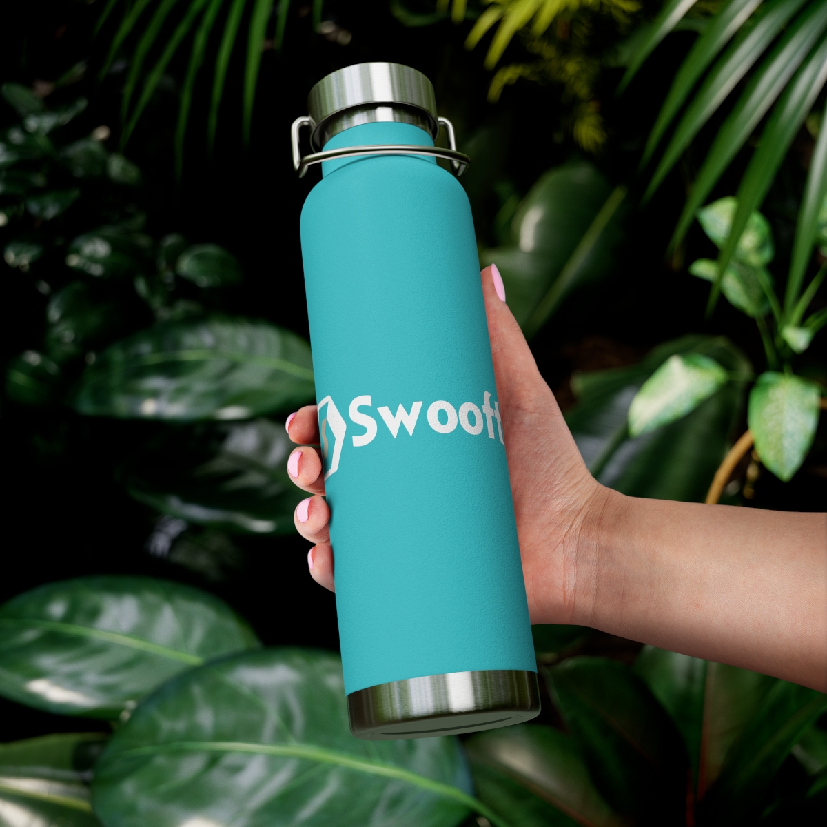 Swooftee Copper Vacuum Insulated Bottle, 22oz